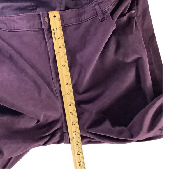 Old Navy Rockstar Mid-Rise Pants Womens Size 28 Plus Reg Purple Stretchy Skinny - Picture 10 of 16